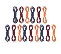 NULYLU Lot de 15 Élastiques de Fermeture en Nylon pour Carnets, Sangles Extensibles Multicolores, Compatibles Carnets de Voyage et Journaux Intimes, Accessoires de Reliure Élastique