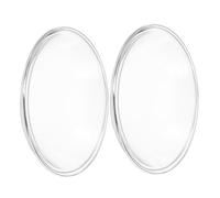 NULYLU Lot de 2 Coupelles Transparentes en Verre Forme Chapeau pour Chauffe-Cire et Diffuseur D’huiles Essentielles, Plat de Remplacement Polyvalent pour Lampe à Huile Réutilisable,