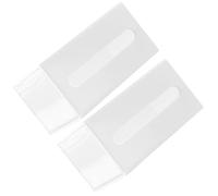 NULYLU Lot de 2 Organisateurs de Tiroirs Muraux Autocollants pour Salle de Bain Boîtes de Rangement Blanches à Tiroir Amovible Compactes et Faciles à Nettoyer pour Cotons Accessoires