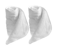 NULYLU Lot de 2 Protections Absorbantes Réutilisables pour Adultes, Alèses en Microfibre Blanche, Taille Surdimensionnée 19 X 62 Cm, Couches Lavables pour Incontinence, Adaptées