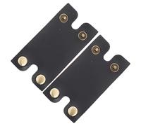 NULYLU Lot de 2 Protège-têtes de Rasoir Manuel en Similicuir Noir Étui de Protection Compact Léger pour Tête de Rasoir Étui de Voyage Accessoire Anti-rayure