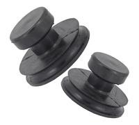 NULYLU Lot de 2 ventouses en caoutchouc pour bols chantants tibétains - 40 mm - 60 mm - Ventouses stables pour bol chantant tibétain - Méditation et détente