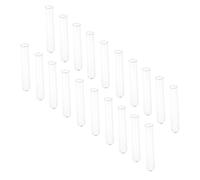 NULYLU Lot de 20 Tubes à Essai en Verre 25ml pour Expériences Scientifiques et Production de Colle Diy, Stockage Liquide ou Solide Sécurisé