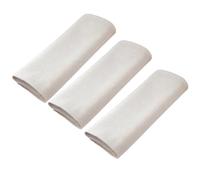 NULYLU Lot de 3 Pièces de Tissu en Coton Pur Blanc, Étamine Alimentaire Réutilisable, Résistance Haute et Basse Température, Mise en Conserve Filtrage