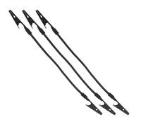 NULYLU Lot de 3 Pinces Métalliques Noires pour Soudure avec Double Tête Flexible, Support Fil à Souder et Clips Photo Multifonctions, Outil D'assistance Manuel pour Modélisme et Travaux