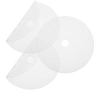 NULYLU Lot de 3 Tapis Déshydratation en Silicone Rond 33 Cm Antiadhésif Réutilisable pour Fruits Légumes Viande, Feuille Déshydrateur Alimentaire, Accessoires pour Sèche-aliments, Usage