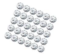 NULYLU Lot de 30 Boutons en Acrylique Strass pour Meubles Rembourrés, Décorations Murales Brillantes, Installation Facile, Accessoires Pratiques pour Canapé et Études