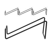 NULYLU Lot de 4 Cintres Muraux en Fer Noir pour Bouteilles de Vin, Support Arrière Multifonctionnel pour Cadre Photo, Design Élégant et Capacité Multiple Cuisine