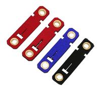 NULYLU Lot de 4 de Anneaux de Pattes en Daim pour Perroquets Faciles à Appliquer et Identifier Accessoires Indispensables pour L'élevage d'oiseaux
