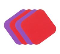 NULYLU Lot de 4 Ouvre-bouteilles en Caoutchouc Antidérapants Tapis de Tasse Carrés Multifonctions pour Ouvrir Divers Couvercles de Bocaux et Bouteilles