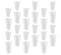 NULYLU Lot de 40 Gobelets Doseurs Plastique 50Ml et 100Ml pour Jardinage et Ferme, Graduation Facile, Surface Lisse Antidérapante, Outil de Dosage Liquide et Solide pour Parties