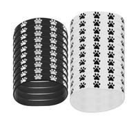 NULYLU Lot de 48 Bracelets en Caoutchouc Extensibles Empreinte de Patte, Confortables Décorations et Présents D'anniversaire