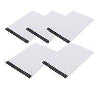 NULYLU Lot de 5 Blocs-notes en Papier Ligné pour Prise de Notes, Écriture Fluide, Format Pratique, pour Bureau et Réunions, Style Simple et Élégant