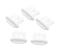 NULYLU Lot De 5 Clips De Butée Pour Panier De Lave-vaisselle Accessoire De Remplacement En Plastique Solide Installation Facile Sans Outils Compatible Différents Modèles De Lave-vaisselle