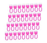 NULYLU Lot De 50 Anneaux De Colle Pour Extensions De Cils Support De Colle Fournitures Pour Extensions De Cils Support De Colle Pour Extensions De Cils Support De Colle Pour