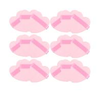 NULYLU Lot de 50 Houppettes à Poudre Cœur Rose, Mousse Douce pour Maquillage Visage et Corps, Application Poudre de Riz, Fixation Fond de Teint, Accessoire Beauté Multifunctionnel