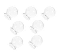 NULYLU Lot de 7 Ventouses à Vide en Verre Épaissi, Kit de Ventouses Chinoises pour Massage et Thérapie Corporelle, Usage Domestique, Outil de Soin du Corps Polyvalent, Adapté pour Dos