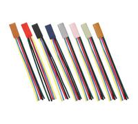 NULYLU Lot de 8 Marque-pages en Ruban Décoratif en Similicuir Multicolore Réutilisables, Délicats et Pratiques Lecture Bureau