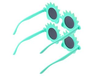 NULYLU Lunettes Dinosaures Rigolotes en Abs 2pcs pour Fêtes et Anniversaires Garçon et Filles, Accessoire Photo Costume Éco-responsable et Original