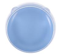 NULYLU Maison de Toilette Portable Couvercle Transparent pour Hamster en Plastique, Récipient à Sable Parfumé Maison Voyage Couleur Aléatoire pour Petits Animaux