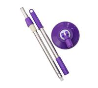 NULYLU Manche pour Balai Rotatif en Acier Inoxydable Léger et Facile à Installer pour Système de Nettoyage 360 Degrés Tige Télescopique pour Serpillière