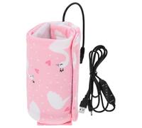 NULYLU Manchon Chauffant de Minuterie pour Biberon, Rose, Coton