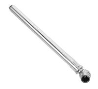 NULYLU Manomètre à Basse Pression pour Moto et Quad en Acier Inoxydable Argenté, Mini Crayon Portable Précision Élevée et Plage 10-100 Psi, pour Contrôle Rapide des Pneus