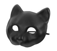 NULYLU Masque de Cosplay Demi Panthère Noir en Eva Confortable Design Mystérieux pour Fêtes et Mascarades Polyvalent et Séduisant