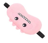 NULYLU Masque de Sommeil Yeux Respirant et Confortable en Tissu Rose Design Cartoon Créatif, Hôtels et Conférences
