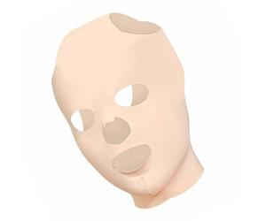 NULYLU Masque pour Femme Beige à Crochet D'oreille, Design Humain Élasticité Ajustable pour Soin Visage Hydratant et Effet Lifting Visage Raffermissant