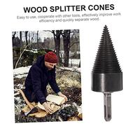 NULYLU Mèche à Fendeuse Foret pour Perceuse Électrique Outil de Fendage de Bûches pour Travail Camping