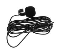 NULYLU Microphone à Pince pour Harmonica et Flûte Compatible Amplificateur, en Plastique Abs Noir, pour Grandes Scènes et Performances Spécialisées