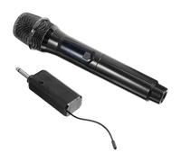 NULYLU Microphone sans Fil Portable en Plastique Son Clair pour Chanter Lors de Fêtes d'anniversaire et Événements Dansants