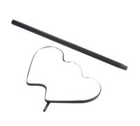 NULYLU Miroir De Maquillage Forme De Cœur Outil Portable Inspection Des Cils Miroir Compact Pour Vérification Des Cils Accessoire De Voyage Élégant Pour Filles