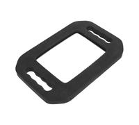 NULYLU Miroir Rectangulaire Noir en Écume avec Poignée Double, Anti-Chute, pour Salon de Coiffure ou Usage Domestique, Miroir de Barbier Résistant et Pratique