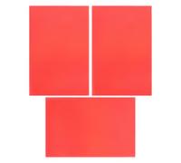 NULYLU Modèle de Poisson Motif Décoration Lot Pièces de 3 de Écaille Tuiles Toiture en Plastique Rouge à Paysagère Légère et Robuste pour pour Table de Sable