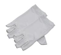 NULYLU Moufles de Protection UV pour Manucure Gel en Tissu Respirant Haute Élasticité et Absorption Sueur, pour Protéger les Ongles Lors Manucure
