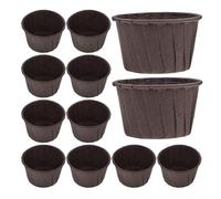 NULYLU Moules à Muffins Antiadhésifs Bord Roulé Lot de 50 Caissettes à Cupcake en Papier Café pour Pâtisserie Maison, pour Occasions Spéciales