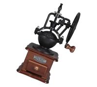 NULYLU Moulin à Café Manuel en Bois Vintage, Broyeur à Grains Compact Tiroir Amovible, Moulin Portable pour Café, Épices et Poivre, Adapté Cuisine, Voyage et Camping