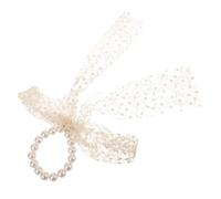 NULYLU noeud pinces cheveu hairpin hair toppers barettes hair band hair clip accessoire cheveux élastiques à cheveux avec nœud Bandes de cheveux pour filles Perles d'imitation