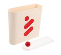 NULYLU Organisateur de Couvercle Boîte de Rangement Polyvalente pour Masques Faciaux et Cosmétiques pour Comptoir de Salle de Bain et Réfrigérateur Rangement Pratique et Durable Plastique