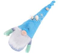 NULYLU Ornement de poupée GNOME suédois Bleu en Tissu, Accessoire décoratif d'été pour Espace intérieur et fêtes en Famille