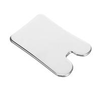 NULYLU Outil De Massage Facial Inoxydable Pour Grattage Plaque De Gua Sha Ergonomique Soulagement Tension Et Revitalisation Peau