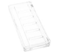NULYLU Palette de Maquillage Transparente Six Compartiments en Plastique, Polyvalente et Facile à Nettoyer, pour Maquillage des Yeux et Correcteur, Usage Mobile et Occasions Spéciales