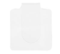 NULYLU Palette de Mélange Plateau Transparent Intégré Acrylique Ergonomique pour Peinture et Mélange pour Maquillage et Nail Art pour Fond de Teint et Vernis à Ongles