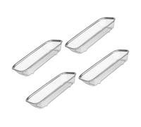NULYLU Panier à Couverts Lot de 4 pour Lave-vaisselle en Acier Inoxydable et Trous Uniformes Paniers Métalliques Maille Rigide Rangement Cuisine