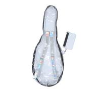 NULYLU Paquet Guitare Folk Acoustique Et Électrique Double Sangle Transparent Et Étanche