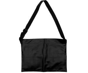 NULYLU Paquet Tablier Banane Noir en PU pour Maquillage, Facile à Utiliser et Confortable, Trousse de Toilette Pratique pour Shooting Site