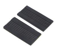 NULYLU Patins Antidérapants pour Batterie 1 Paire en Caoutchouc Noir, Protection pour Cercle de Tambour et Pédales de Grosse Caisse, Accessoire Solide pour Instruments de Musique