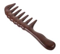 NULYLU Peigne à Cheveux De Massage En Bois De Santal Indien, Taille Moyenne, Portable, Pour Femme, Soulagement Des Tensions Musculaires, Usage Maison, Texture Naturelle En Bois Précieux